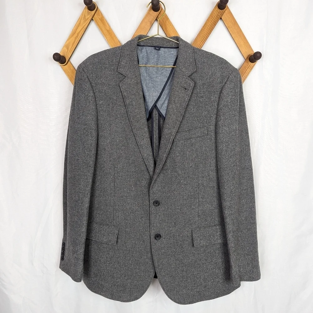 J. Crew Thompson Wool Blend Grey Sport Jacket Size 44R